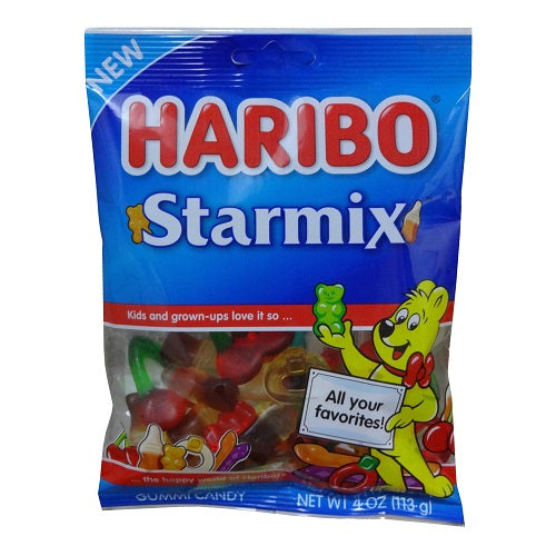 haribo gummies 4oz starmix asst -- 12 per case