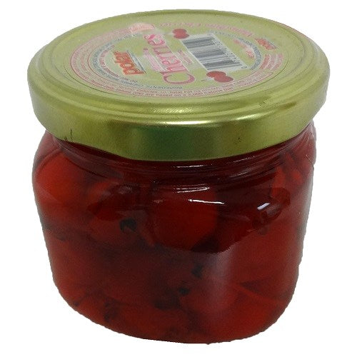 polar maraschino cherries red w- stem -- 12 per case