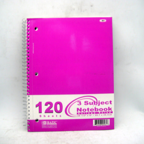 notebook 3 subj 120ct c-r spiral asst -- 24 per case