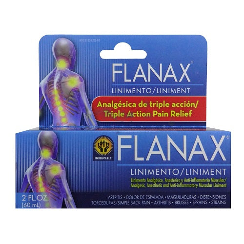 flanax liniment pain relief 1oz sqz tube -- 12 per case