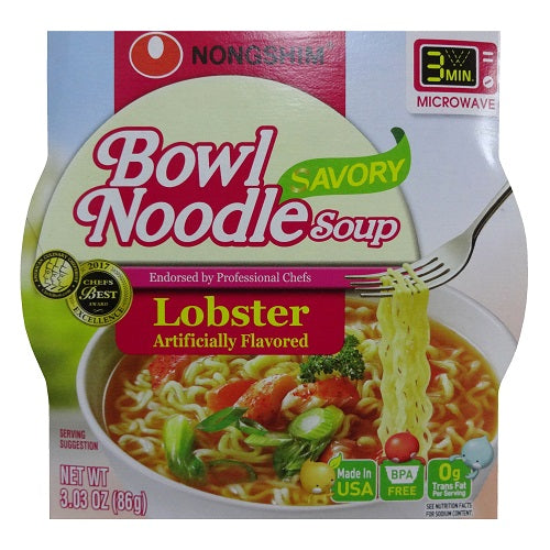 n.s bowl noodle soup lobster 3.03oz -- 12 per case