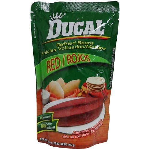 ducal pouch 14.1oz red refried beans -- 18 per case