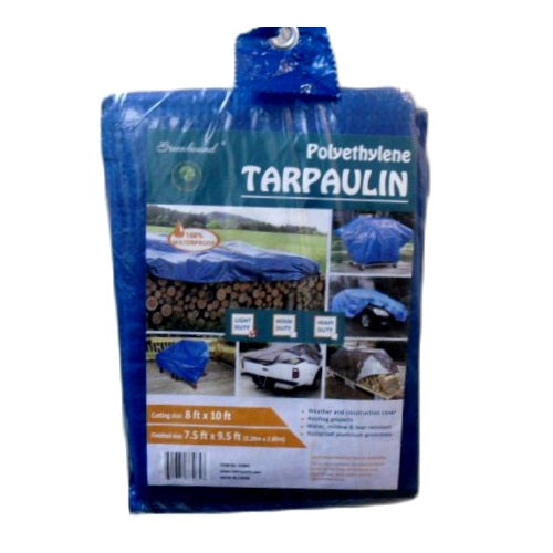 utility tarp 8 x 10ft blue -- 10 per box