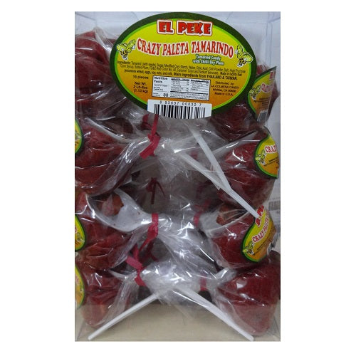 el peke crazy paleta tamarindo 2.5oz -- 16 per box