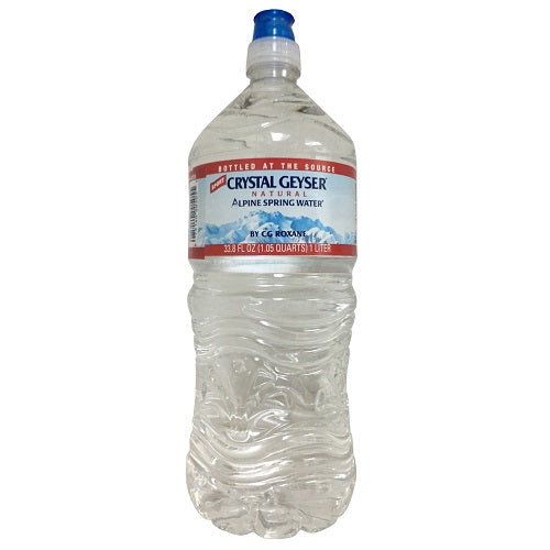 crystal geyser water 1 ltr sport cap -- 15 per case