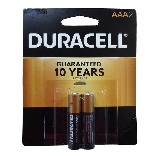 duracell aaa 2pk batteries -- 18 per box