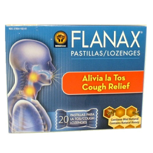 flanax cough lozenges 20ct -- 24 per case