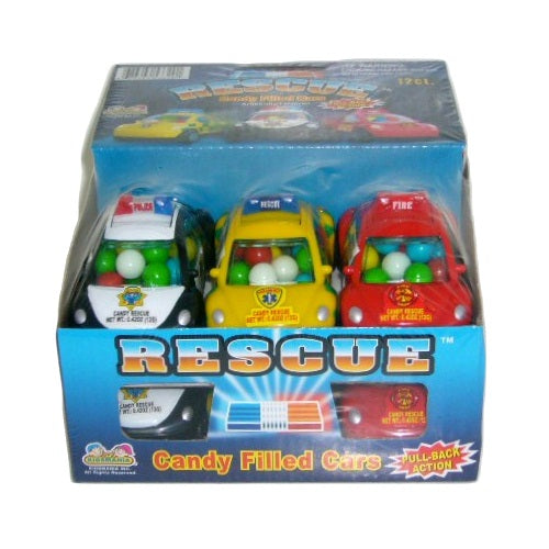 rescue fancy filled cars -- 12 per box