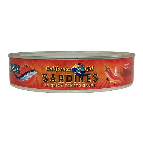 c.g sardines with chily 15oz -- 24 per case