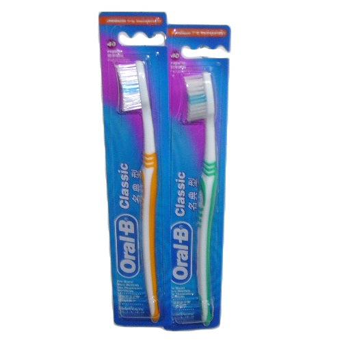 oral-b toothbrush 1pc med classic ultra -- 12 per box