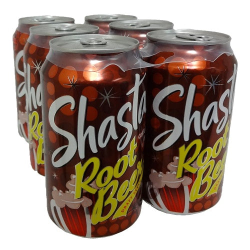 shasta soda 12oz can root beer -- 24 per case