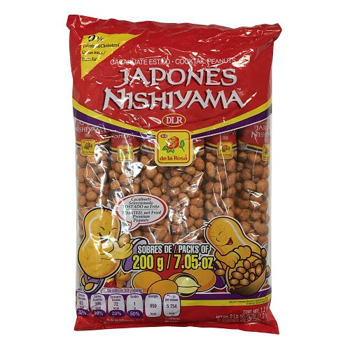 de la rosa japanese peanuts tube 200g -- 24 per box