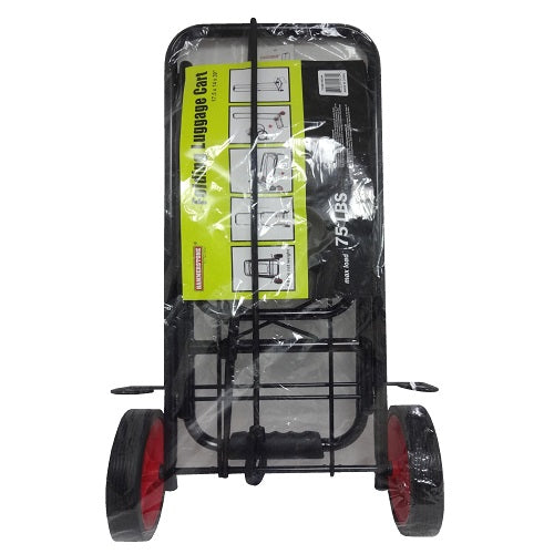 luggage cart w- tag folding 75 lbs -- 6 per case