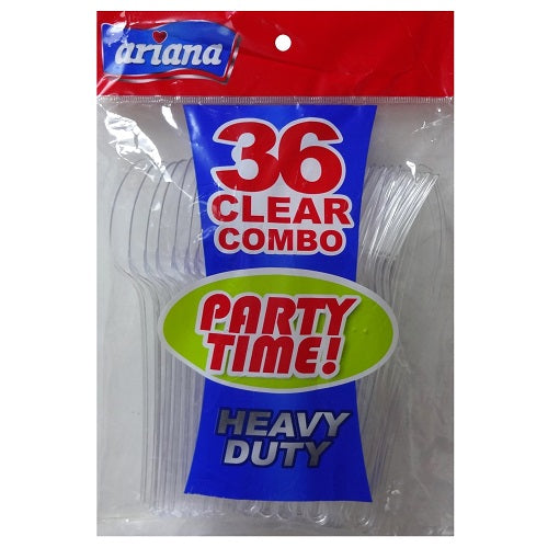 blue star ps clear combo 36ct plastic h- -- 24 per case