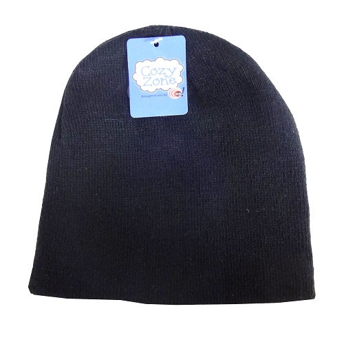 beanie 1pc black -- 12 per box