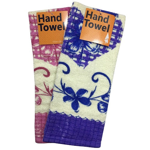 hand towels asst clrs 13 x 28in -- 12 per box