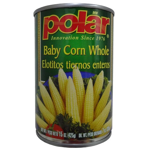 polar baby corn whole 15oz -- 12 per case