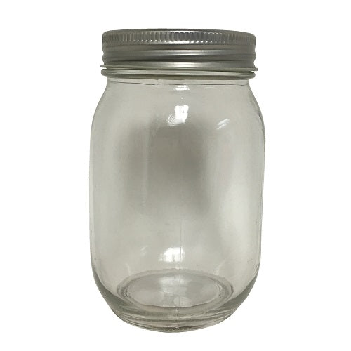 mason glass jar 16oz -- 24 per case