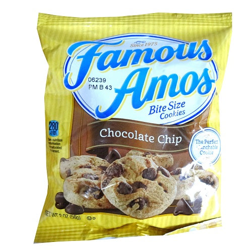 famous amos choc chip cookies 2oz -- 42 per case