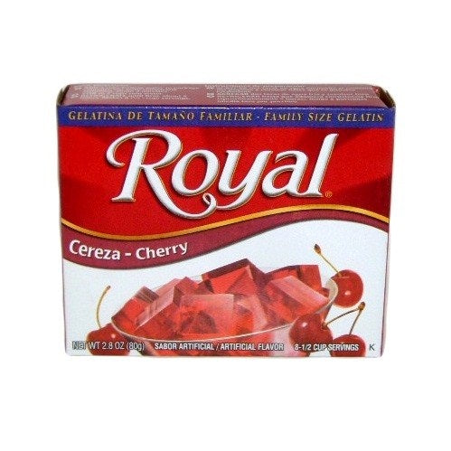 royal gelatin 2.8oz cherry -- 12 per case