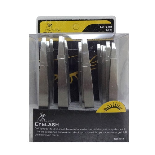 eye lash tweezers -- 24 per box