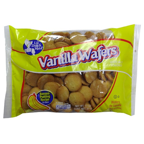 lil dutch 11oz vanilla wafers bag -- 12 per case