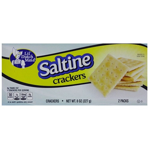 lil dutch 16oz saltine crackers -- 12 per case