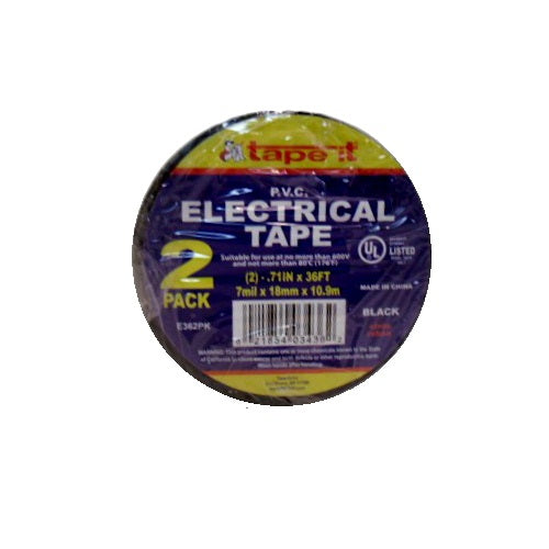 tape electrical 2pk 71in x 36ft -- 48 per case