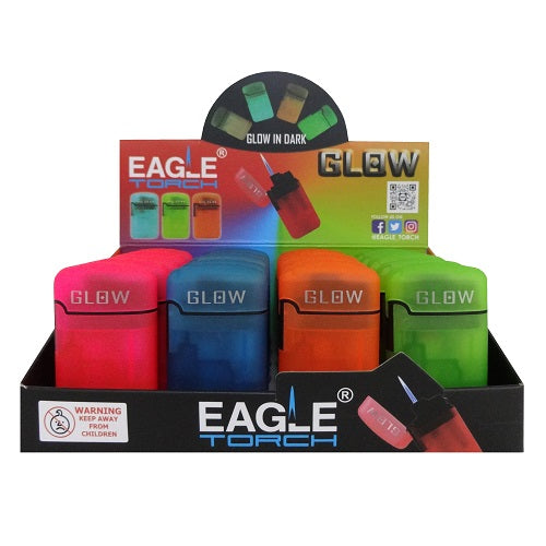 eagle torch lighters glow asst clrs -- 20 per box