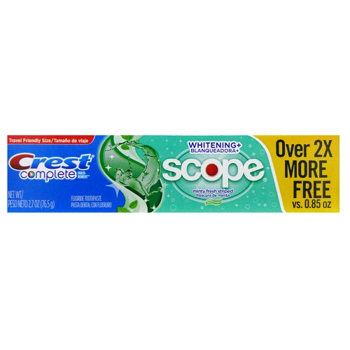 crest complete 2.7oz w- scope whitening -- 24 per case