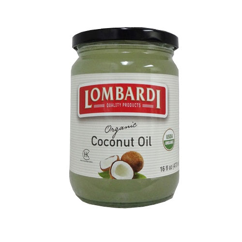 lombardi xtra virgin organic coconut oil -- 6 per case