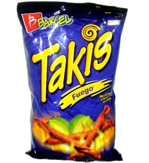 takis 9.9oz fuego tortillas chips -- 14 per case