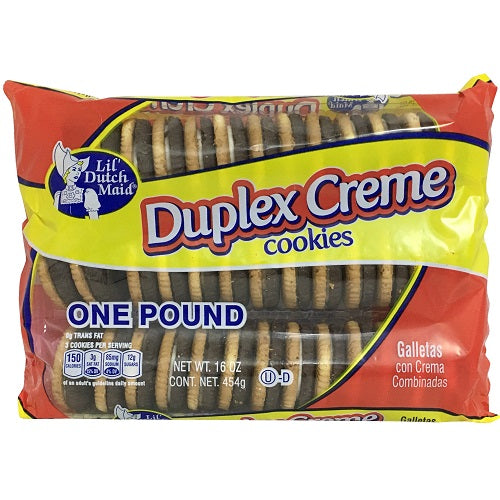 lil dutch 16oz duplex creme cookies -- 12 per case