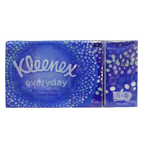 kleenex facial tissue 8ct pocket size -- 24 per case