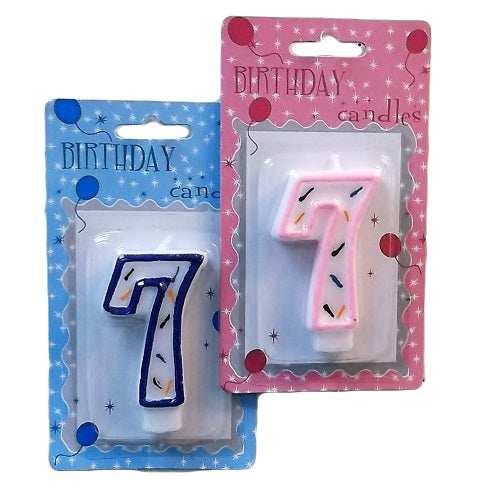 numeric birthday candle 7 -- 24 per case