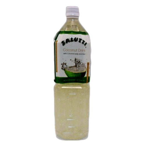 salutti coconut drink 1.5 ltrs pulp- aloe -- 12 per case