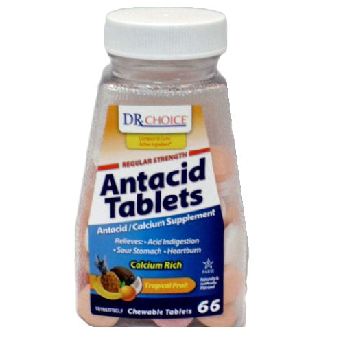 dr. choice antacid 66ct trop fruit -- 36 per case