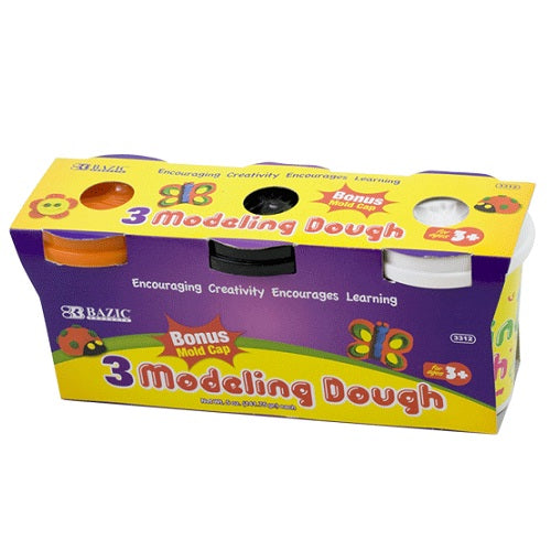 modeling dough 3pc asst clrs -- 24 per case