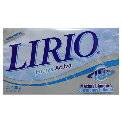 lirio laundry soap 400g white -- 25 per case