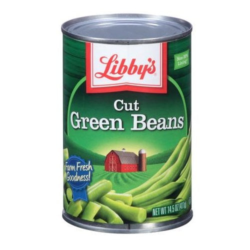 libbys cut green beans 14.5oz -- 24 per case