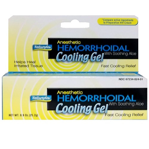 natureplex hemorrhoidal coolin gel 0.9oz -- 24 per case