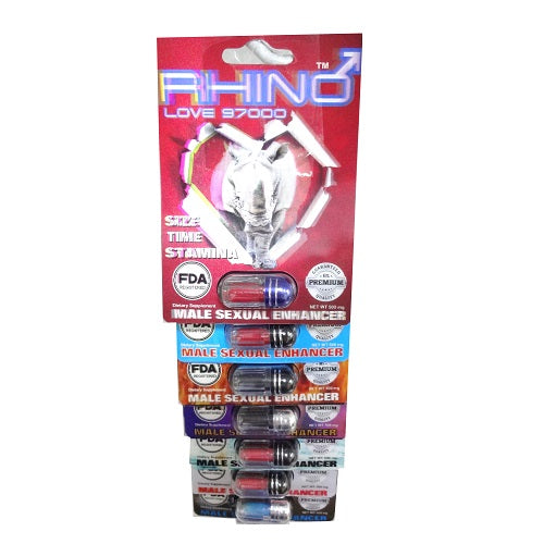 rhino male enhancement pills asst -- 24 per case