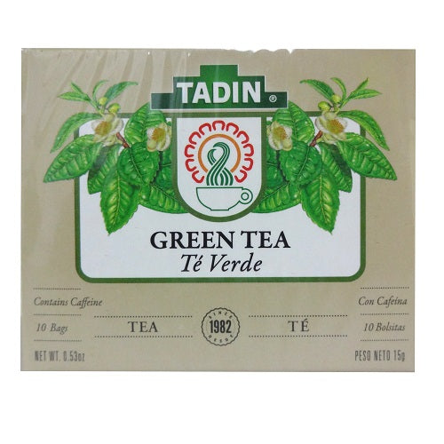 tadin herbal tea 10ct green tea -- 48 per case