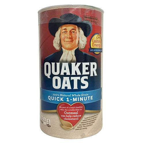 quaker oats 18oz reg 1 minute -- 12 per case