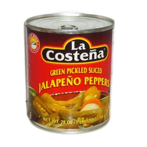 la coste a sliced jalape os 28oz -- 12 per case