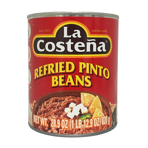 la coste a refried pinto beans 28.9oz -- 12 per case