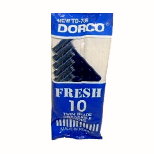 dorco razors 10pk twin blade -- 24 per box