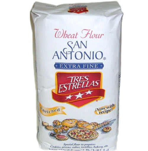 tres estrellas san antonio flour 4 lb -- 5 per case