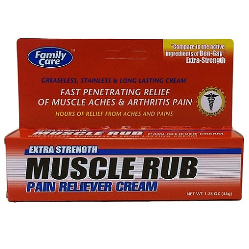 f.c muscle rub pain releiver cream 1.25o -- 24 per case