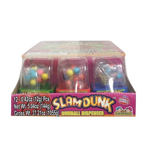 slam dunk w- dubble bubble gum .42oz -- 12 per box